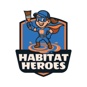 Habitat Heroes painting logo