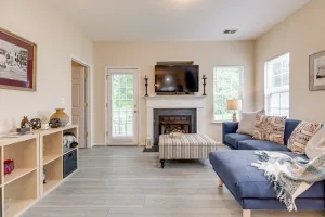 Luxury vinyl plank flooring