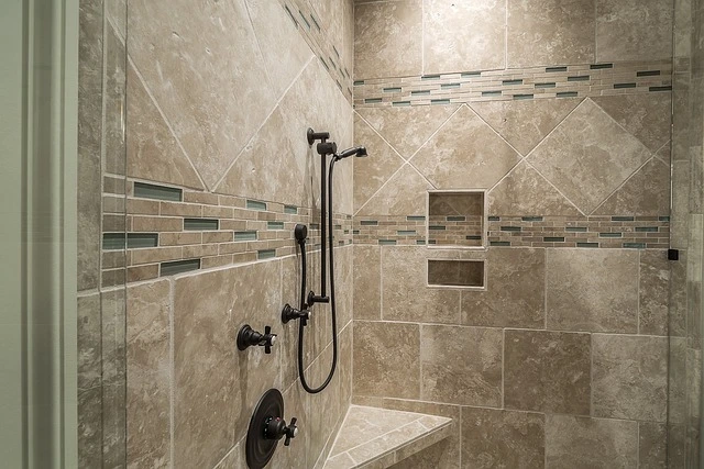 Custom tile shower
