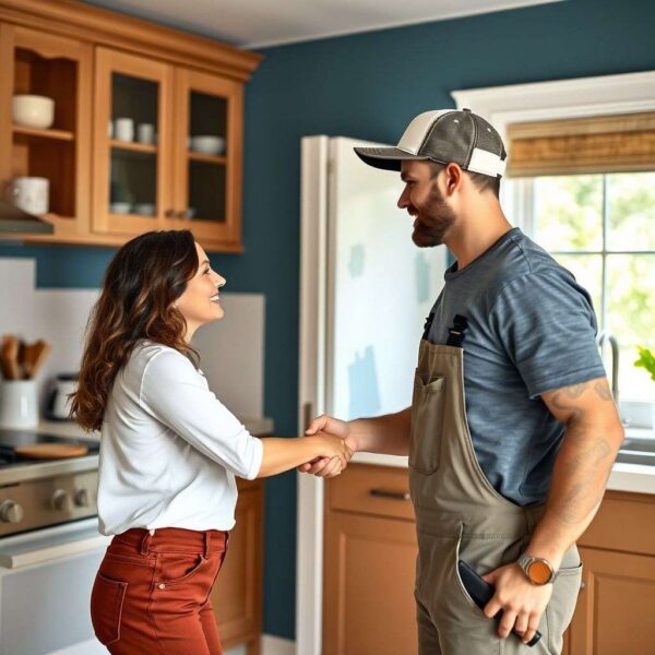 Austin Flooring and Painting Company Happy flooring and painting customer