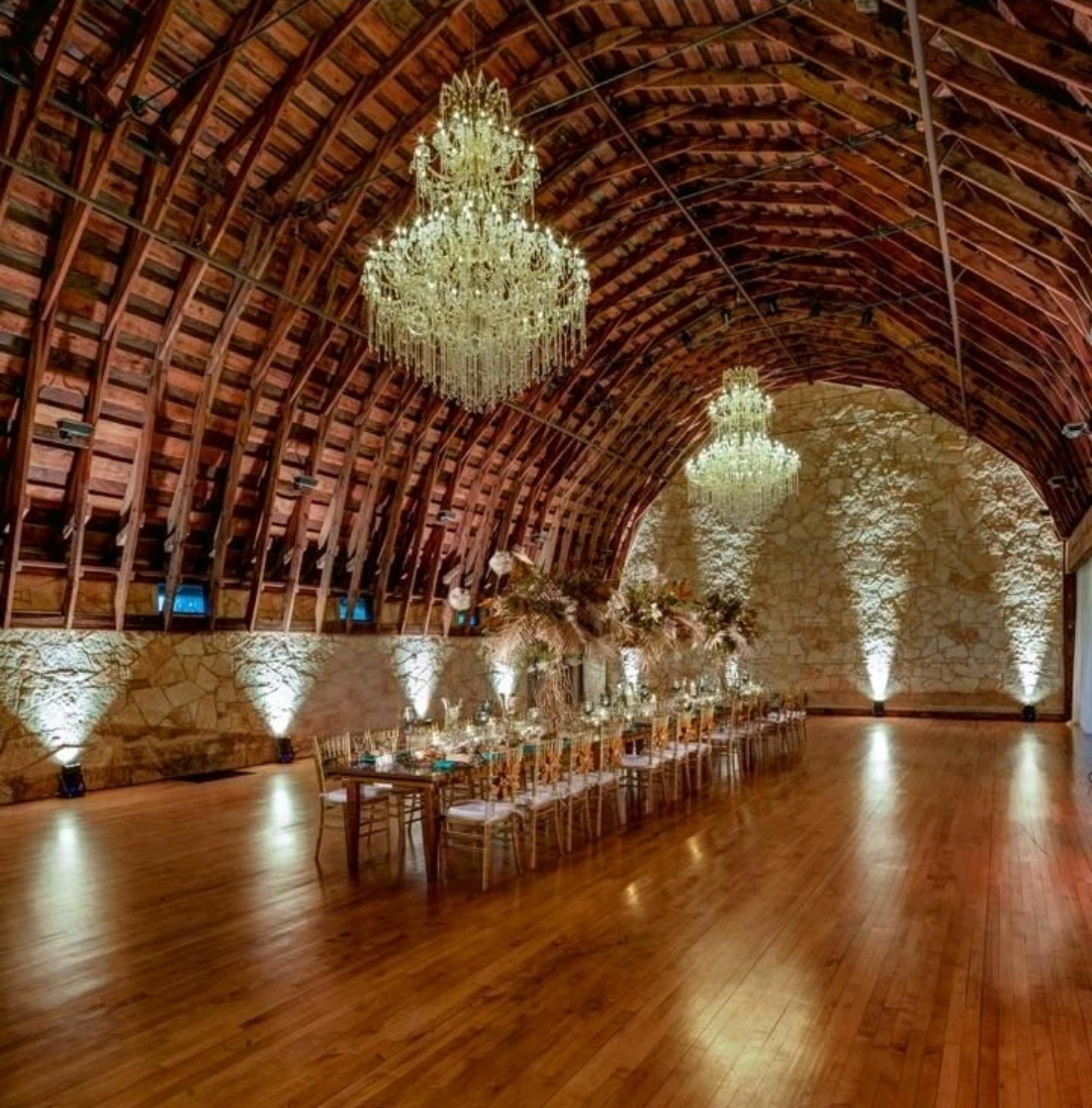 A photo of Reclaimed Maple Hardwood Floor Installed And Finished At A Wedding Venue in Austin, Tx by The Habitat Heroes