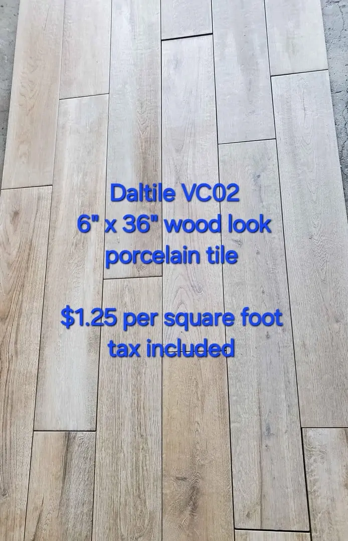 A photo of Daltile VC02 6x36 wood look tile for sale
