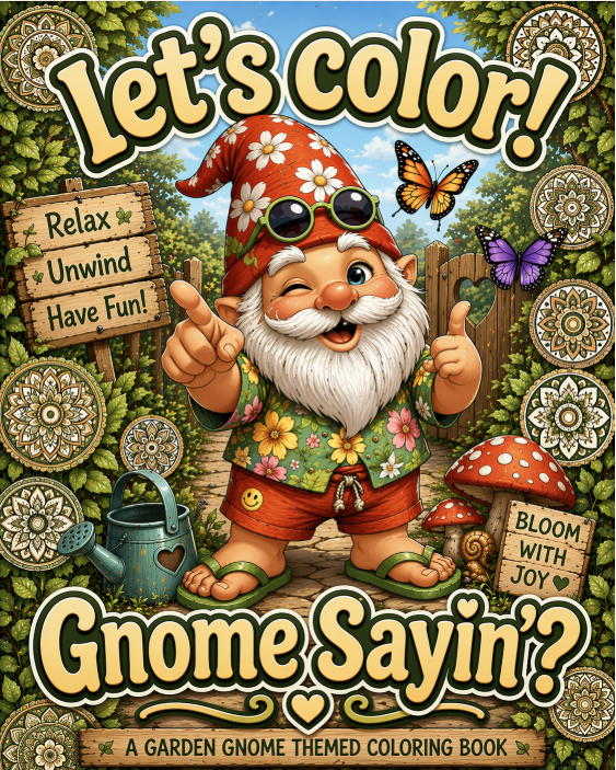 Free gnomes and mandalas online coloring book by habitat heroes floors and painting